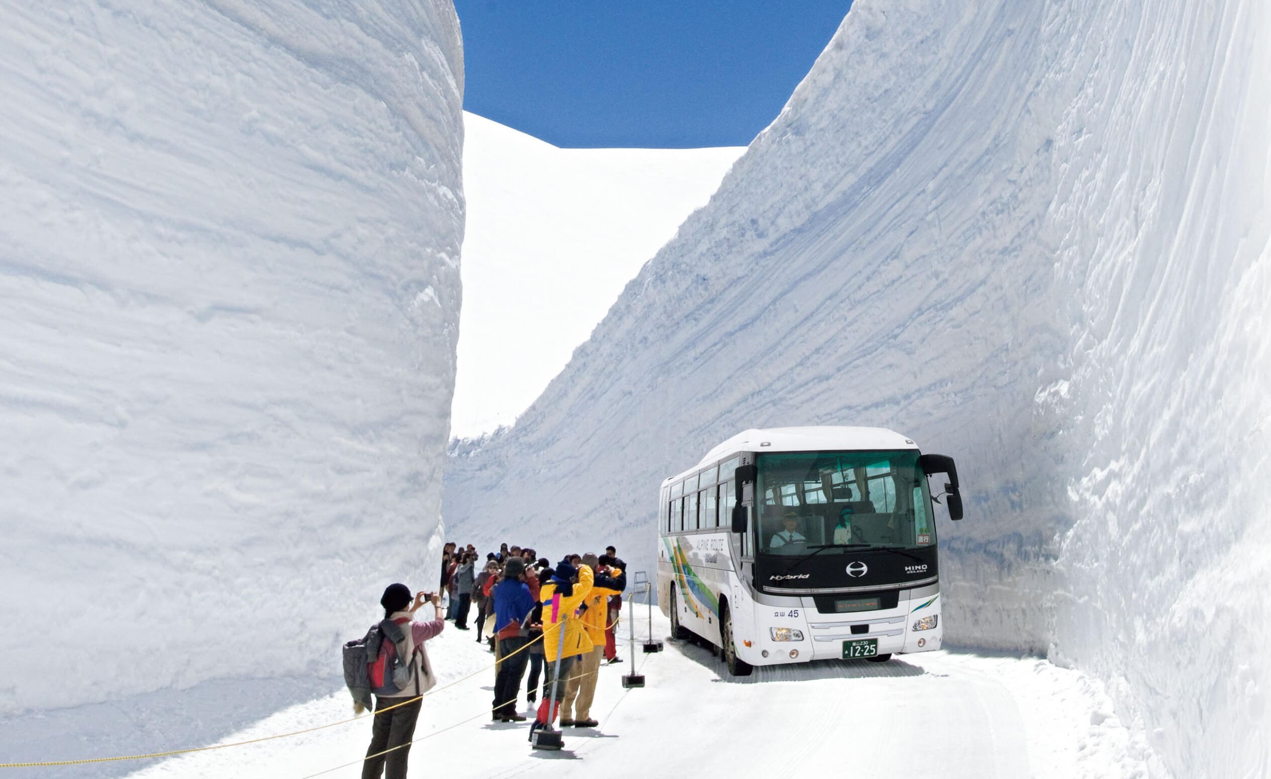 立山黑部天氣——春季（4月，5月，6月）
